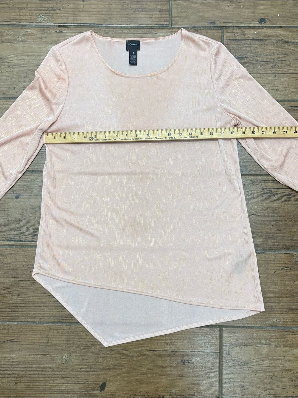 Chico's Women's Travelers Cottage core Lagenlook Stretch 3/4 Sleeve size 1 - Picture 4 of 7